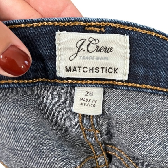 J.Crew Matchstick Dark Wash Straight Leg Jeans - Picture 6 of 7